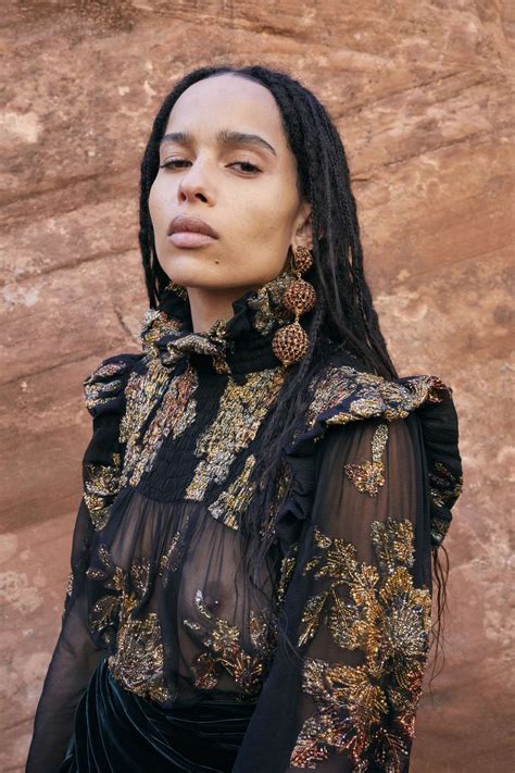 yves saint laurent zoe kravitz